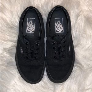 All Black Vans
